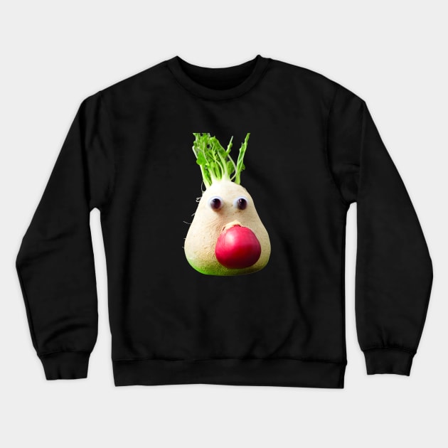 Mister Melon Head Crewneck Sweatshirt by Dancing Art